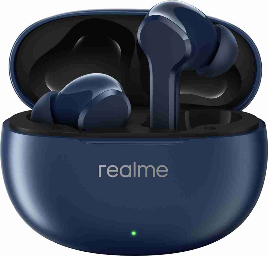 realme Buds T110 with AI ENC for calls, upto 38 hours of Playback and Fast Charging Bluetooth Headset  (Punk Black, True Wireless)